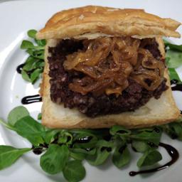 Tosta de morcilla