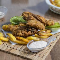 Pollo Broaster + Patatas