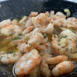 Gambas  al ajillo 