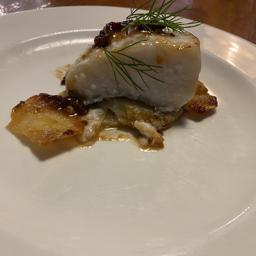 Lomo de Bacalao Islandia-premium-gratinado al horno con mousseline de ajo-miel
