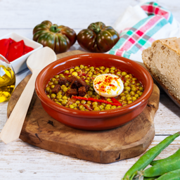 Guisantes con jamón