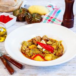 Judías con costilla