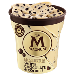 Magnum Tarrina Chocolate Blanco & Cookies 440 ml.