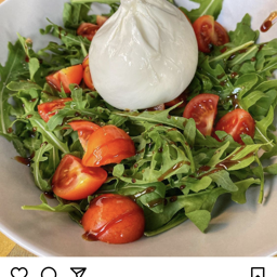 Insalata con burrata 