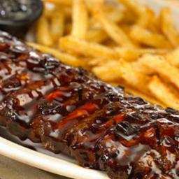 Costilla de cerdo salsa  BBQ 