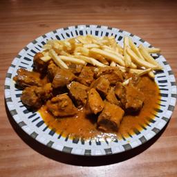 Carne de cerdo en salsa 