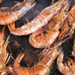 Langostinos a la plancha