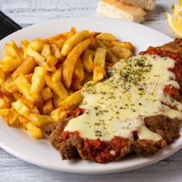▪︎Milanesa de Pollo a la Napolitana 