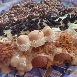 Bubble waffle 3 chocolates 