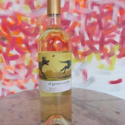 BOTELLA BLANCO PERRO VERDE