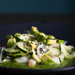 Aguachile de gambas