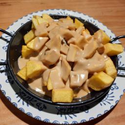 Patatas dado Roquefort