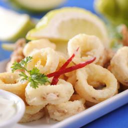 Calamares rebozados a la Andaluza