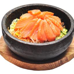 18-BIBIMBAP DE  SALMON  