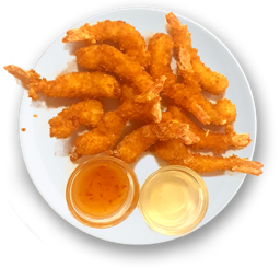 353. Langostinos fritos crujientes