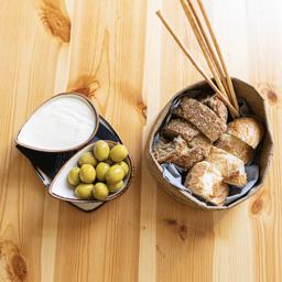 PAN, ACEITUNAS Y ALIOLI