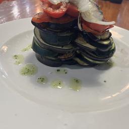 Timbal de verduras al gusto del chef la