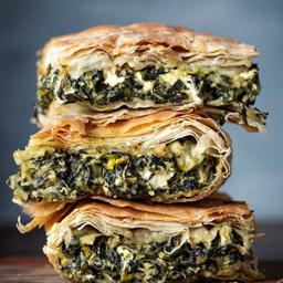 Spanakopita (espinacas y queso feta)