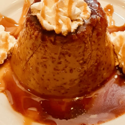 Flan de la casa