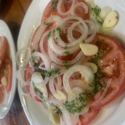 Ensalada de tomate aliñao