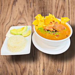 Frijoles con costilla de cerdo