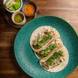 Tacos de carnitas (3u) 