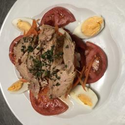 Ensalada de pimientos rojos