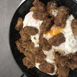 Sartén de manitas de manitas de cerdo