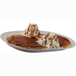 Tortitas caseras con nata y sirope