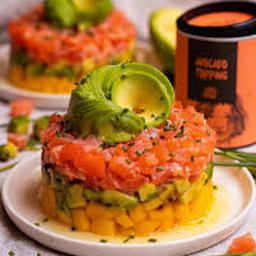 Tartar de salmón con aguacate
