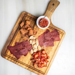 Salazones: hueva de maruca, mojama y hueva de atún extra