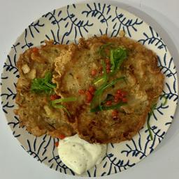 Tortillita de camarones