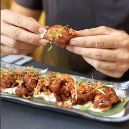 ALITAS DE POLLO GLASEADAS 