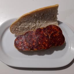 Chorizo ibérico.