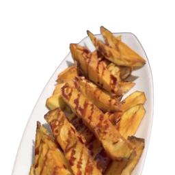 Bastones de Berenjena con miel de caña