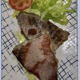 Atún plancha