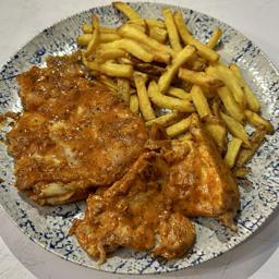 Churrasco de pollo o cerdo