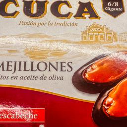 MEJILLONES GIGANTES EN ESCABECHE CUCA