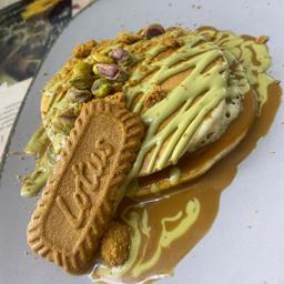 Tortitas de Lotus y pistacho