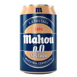 Cerveza MAHOU 00 Tostada 
