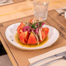 ENSALADA DE TOMATE VALENCIANO CON VENTRESCA