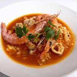 Arroz caldoso de marisco 