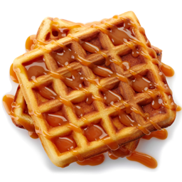 Gofre dulce leche con bola