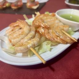 BROCHETA LANGOSTINOS