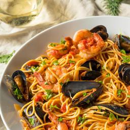 Pasta de frutos del mar 