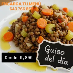 Lentejas con verduras 