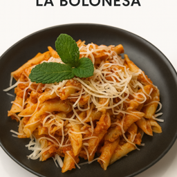 Macarrones a la boloñesa 