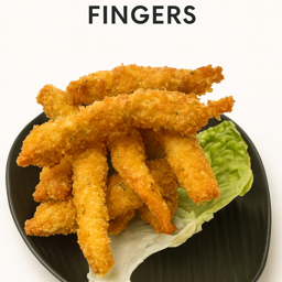 Fingers de pollo rebozadas panko con salsa rosa