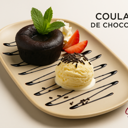 Coulant con Helado  