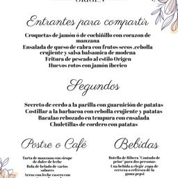 Menú para 4(bajo encargo)